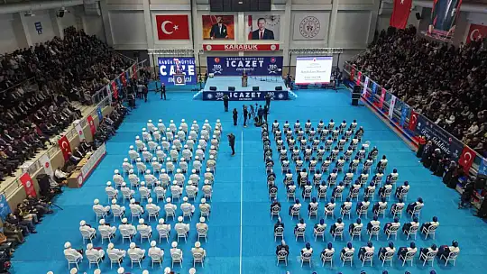 Karabük'te 150 öğrenci hafızlık icazeti aldı