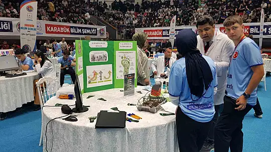 Karabük'te 200 öğrenci 65 projeyle yeteneklerini sergiledi