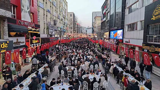Karabük'te binler aynı sofrada buluştu