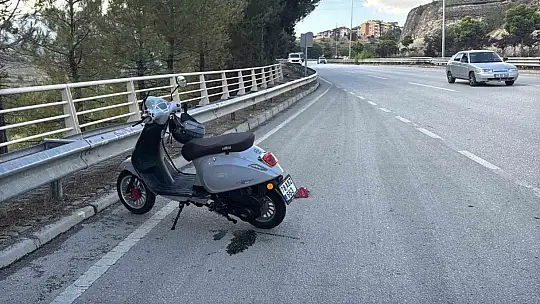 Karabük'te devrilen motosikletin sürücüsü yaralandı
