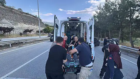 Karabük'te devrilen motosikletin sürücüsü yaralandı