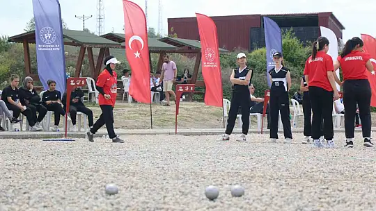 Karabük'te ilk kez düzenlenen Bocce Bölge Şampiyonası devam ediyor