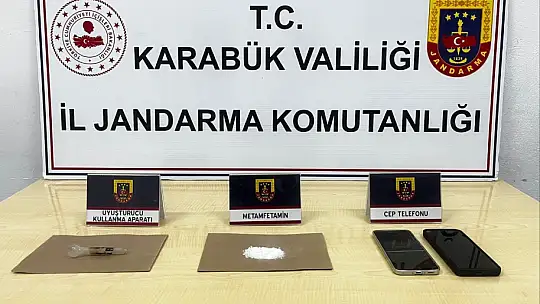 Karabük'te Jandarmadan uyuşturucu operasyonu