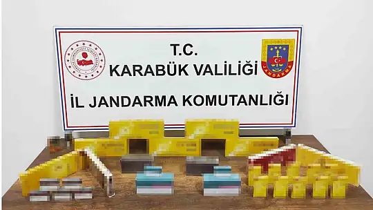 Karabük'te kaçakçılık ve uyuşturucu operasyonu: Jandarmadan iki ayrı darbe