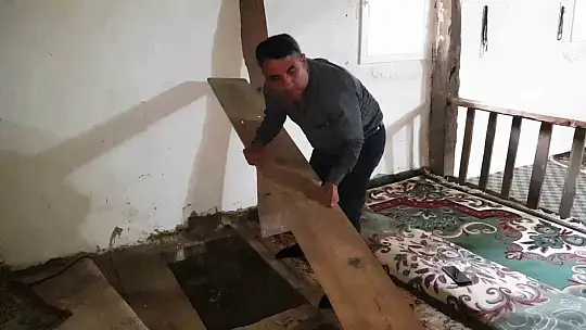 Karabük'te köy camisinde tahribat