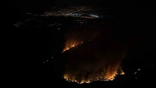 Karabük'te orman yangınına 6 saattir 116 araçla müdahale ediliyor