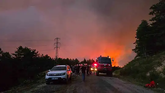 Karabük'te orman yangınına 6 saattir 116 araçla müdahale ediliyor