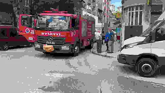tekstil işletmesinde yangın paniği