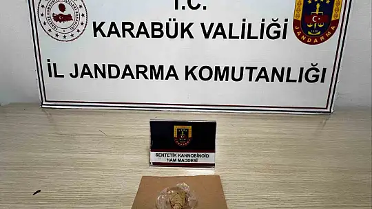 Karabük'te uyuşturucu operasyonu