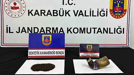 Karabük'te uyuşturucu operasyonu