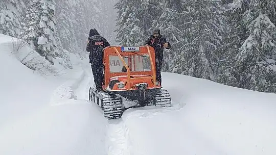 Karabük'te yaylada mahsur kalan 7 kişi kurtarıldı