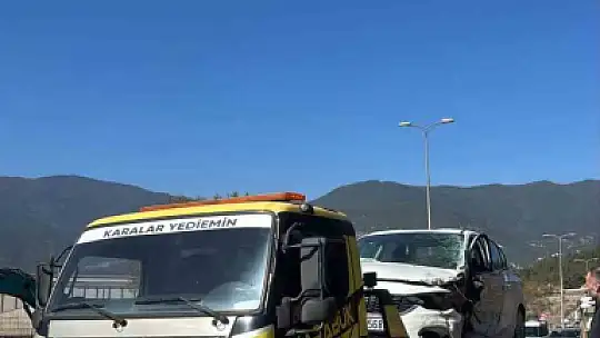 Zincirleme kazada 1 kişi yaralandı
