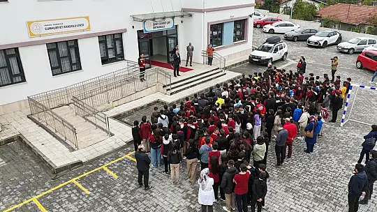 Karabük'teki okullarda eş zamanlı deprem tatbikatı