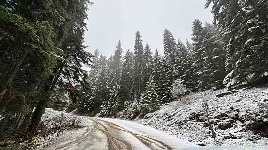 Karabük'ün yüksek kesimleri beyaza büründü