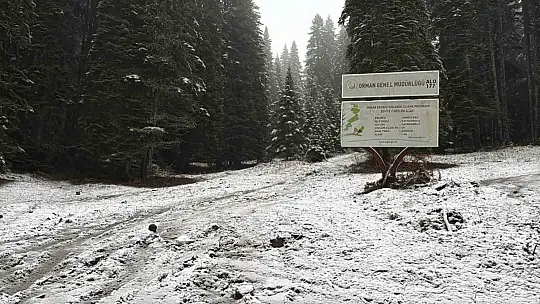 Karabük'ün yüksek kesimleri beyaza büründü
