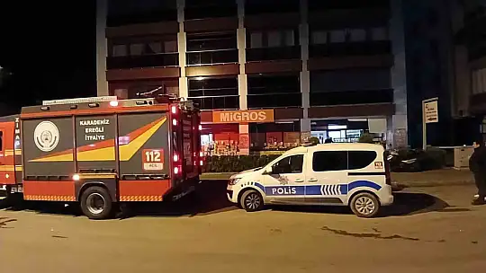 Karadeniz Ereğli'de yangın paniği