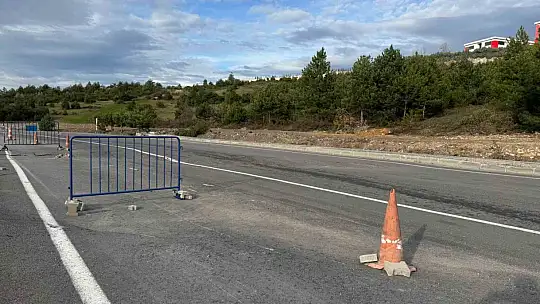 Karadeniz Ereğli OSB yolunda göçük