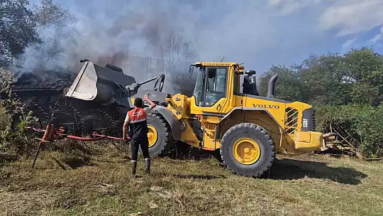 Kastamonu'da 2 ev, 1 ahır ve 1 samanlık alevlere teslim oldu