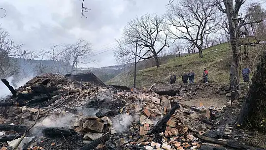 Kastamonu'da 2 ev ve bir ambar alev alev yandı