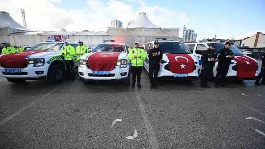 Kastamonu'da 84 araç, törenle emniyet ve jandarmaya tahsis edildi