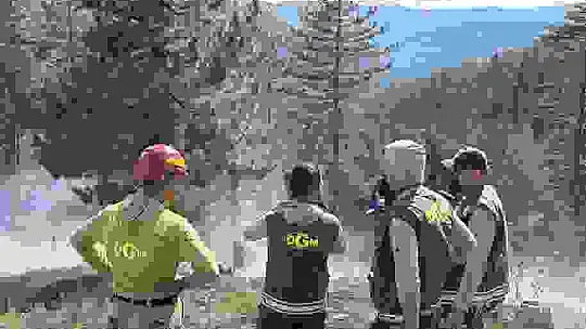 Kastamonu'da çıkan orman yangınında 7,5 dönüm alan zarar gördü