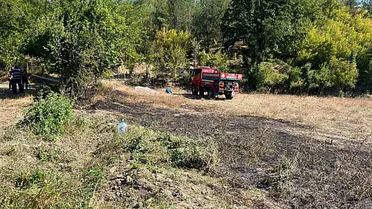 Kastamonu'da çıkan örtü yangını söndürüldü