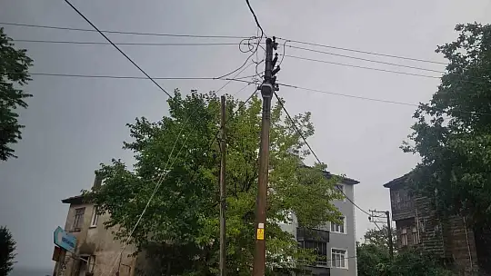Kastamonu'da fırtına ve hortum etkili oldu