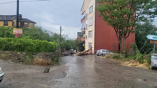 Kastamonu'da fırtına ve hortum etkili oldu