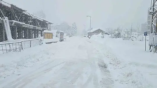 Kastamonu'da kar yağışı etkisini sürdürüyor