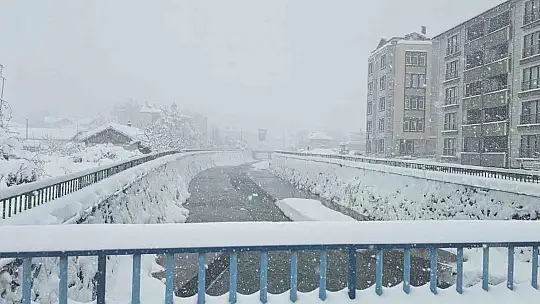 Kastamonu'da kar yağışı etkisini sürdürüyor
