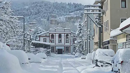 Kastamonu'da kar yağışı etkisini sürdürüyor