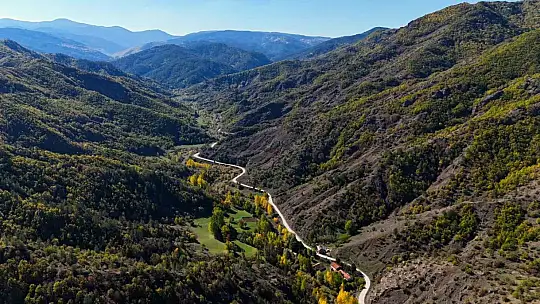 Kastamonu'da mest eden sonbahar manzaraları