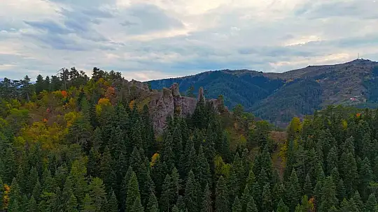 Kastamonu'da mest eden sonbahar manzaraları