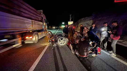Kastamonu'da motosiklet traktöre çarptı: 1 yaralı