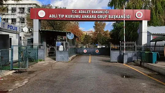 Kastamonu'da ölü bulunan anne ile oğlunun cenazeleri otopsi için Ankara Adli Tıp Kurumuna getirildi