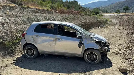 Kastamonu'da otomobil, şarampole düştü: 1 yaralı