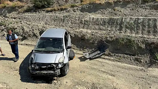 Kastamonu'da otomobil, şarampole düştü: 1 yaralı