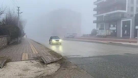Kastamonu'da sis ulaşımı olumsuz etkiledi