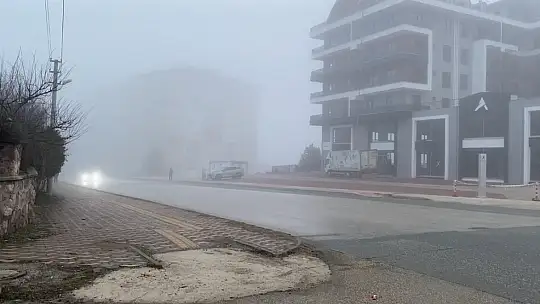 Kastamonu'da sis ulaşımı olumsuz etkiledi