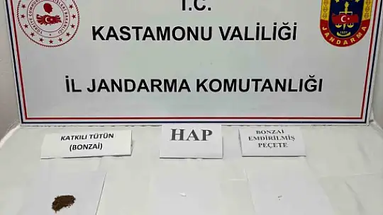 Kastamonu'da uyuşturucu operasyonu: 1 tutuklama