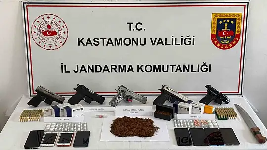 Kastamonu'da uyuşturucu operasyonu: 9 gözaltı