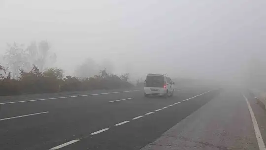 Kastamonu'da yoğun sis etkili oluyor