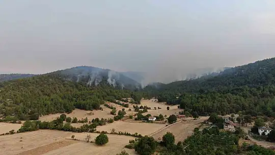 Kastamonu'daki orman yangınına müdahale böyle görüntülendi