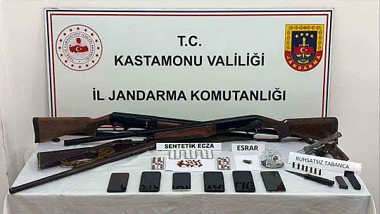 Kastamonu merkezli 3 ilde zehir tacirlerine operasyon: 16 tutuklama