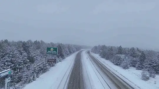 Kastamonu'nun yüksek kesimlerinde yoğun kar yağışı