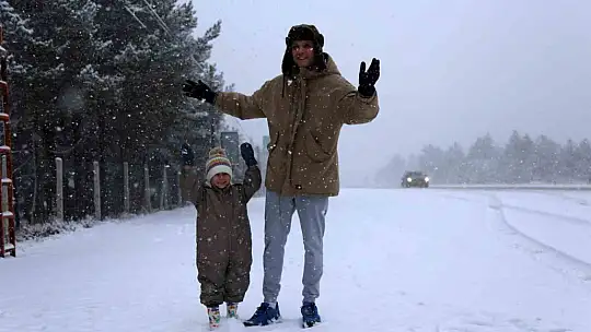 Kastamonu'nun yüksek kesimlerinde yoğun kar yağışı