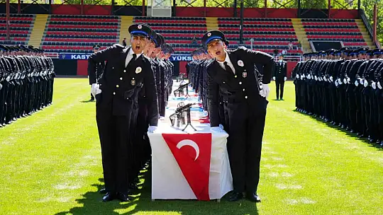 Kastamonu Polis Meslek Yüksekokulundan 486 polis mezun oldu
