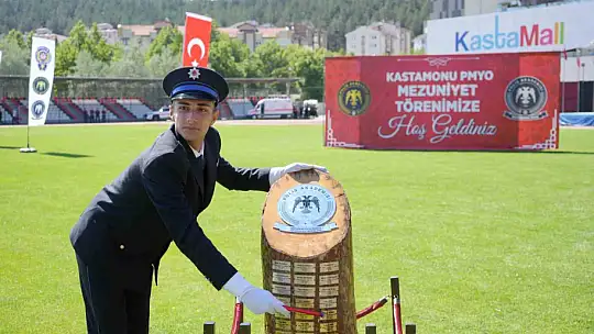 Kastamonu Polis Meslek Yüksekokulundan 486 polis mezun oldu