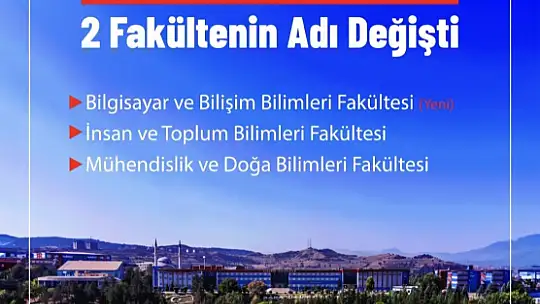 KBÜ'de Bilgisayar ve Bilişim Bilimleri Fakültesi kuruldu