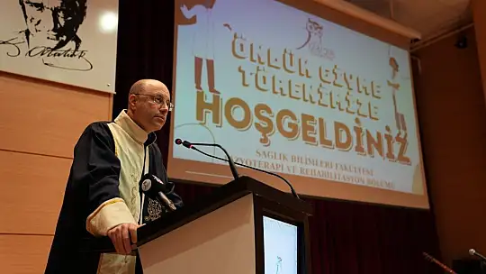 KBÜ'de fizyoterapi öğrencileri beyaz önlüklerini giydi